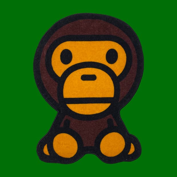 베이프 마일로 핸드타월 브라운