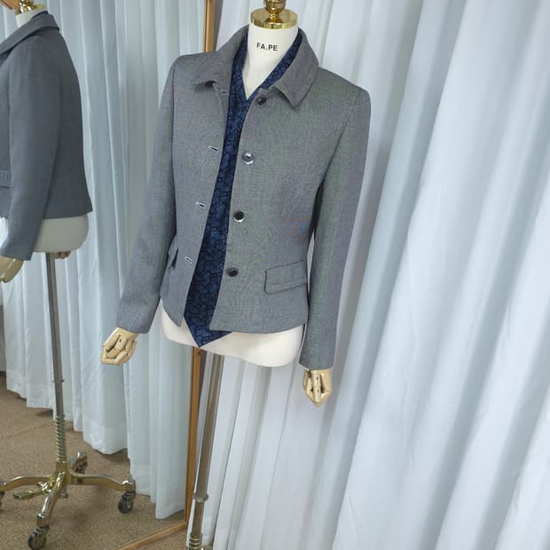 꾸레쥬 울실크자켓