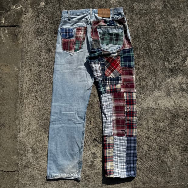 [32] 90s 리바이스 505 커스텀 데님 팬츠