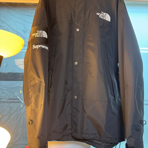 (XL)슈프림 x 노스페이스 마운틴 자켓 블랙
