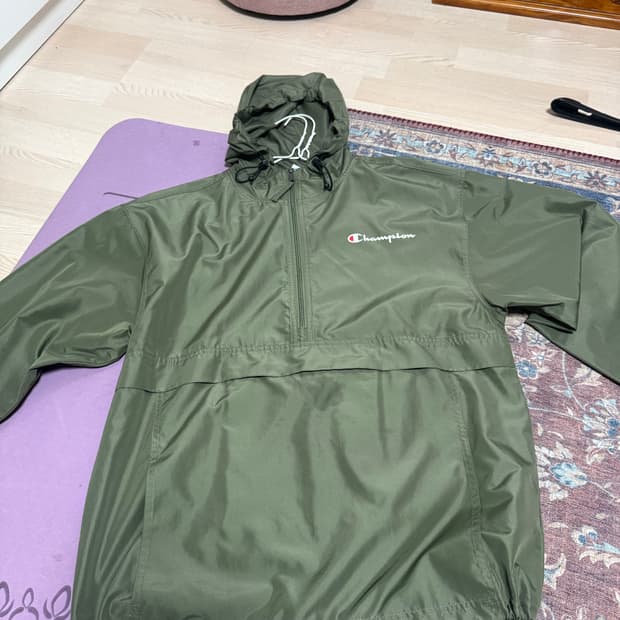 챔피온 아노락 바람막이 M 카키