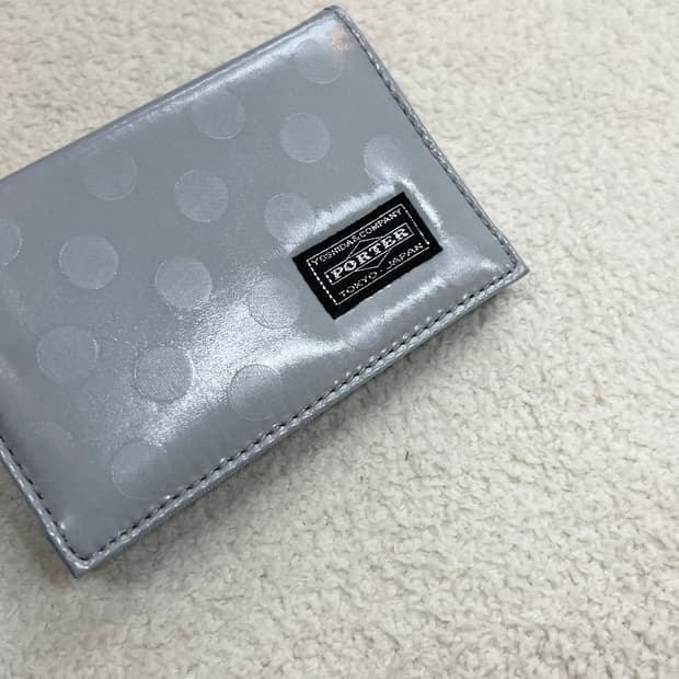 PORTER 포터 도트 카드지갑 라이트그레이