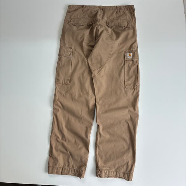 Carhatt 칼하트 베이지브라운 레귤러 팬츠