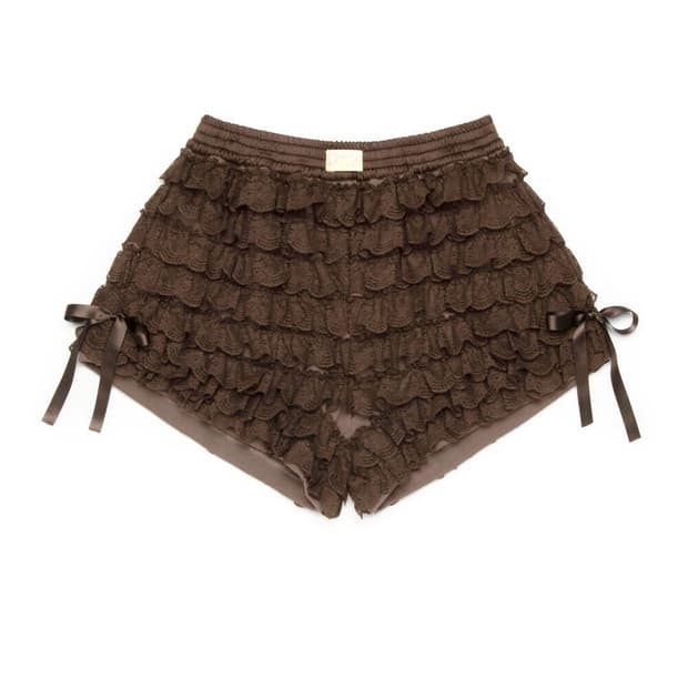 졸리레이드 레이스 브리프 Petite lace briefs (Brown)