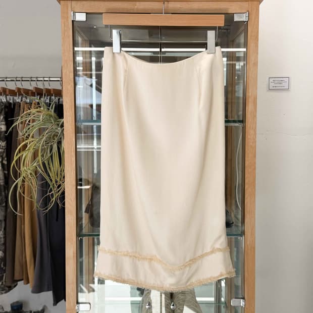 90s frill silk skirts