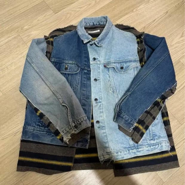 [M]리빌드바이니들스 리버시블 청자켓