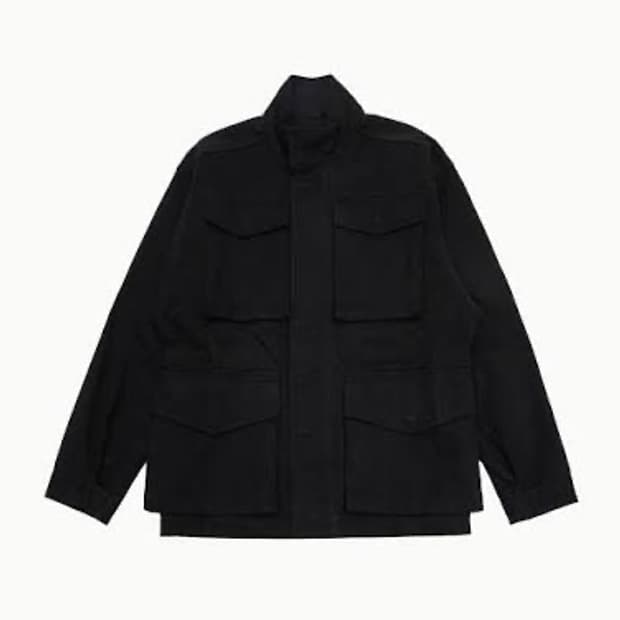 3man field jacket black