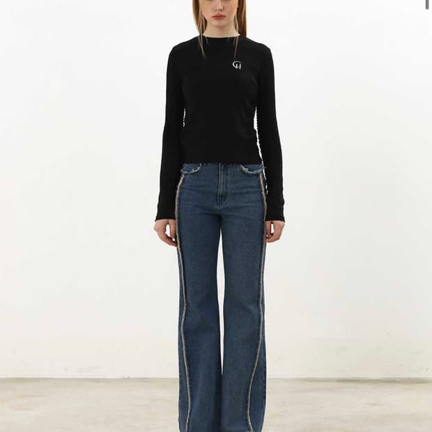 하이키클럽 커브 롱 슬리브 티 프리 사이즈 (현재 공홈 품절)