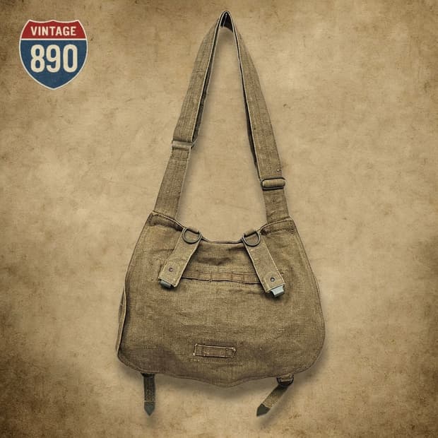 70s 체코군 밀리터리 오리지널 브레드백