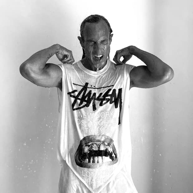 스투시 40주년 릭오웬스 티셔츠 L