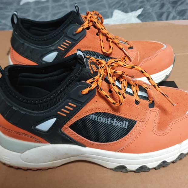 몽벨 라이프 플렉스 트레킹 슈즈 오렌지 (240)