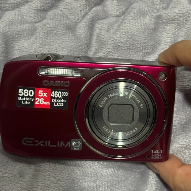 카시오 엑슬림 z2000 핑크