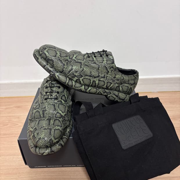 새상품) uk 8.5 (270~275) 클락스 마틴 로즈 뱀피 더비슈즈