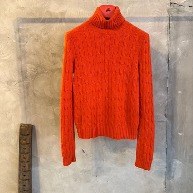 랄프로렌 블랙라벨 캐시미어 터틀넥 니트 44~55