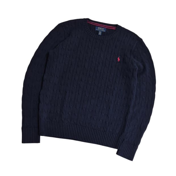 폴로 랄프로렌 꽈배기 니트