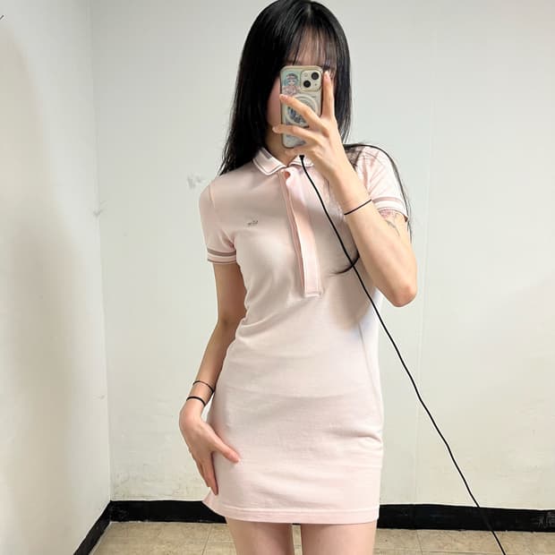 Lacoste Pink collar Dress