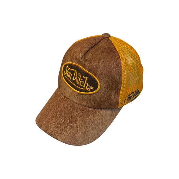 본더치 스웨이드 메쉬캡