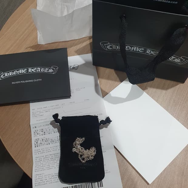 크롬하츠 롤체인 18인치