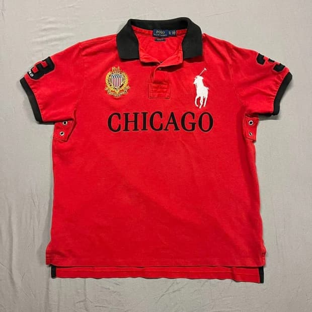 폴로 랄프로렌 시카고 빅포니 시티 시리즈 반팔 카라티
