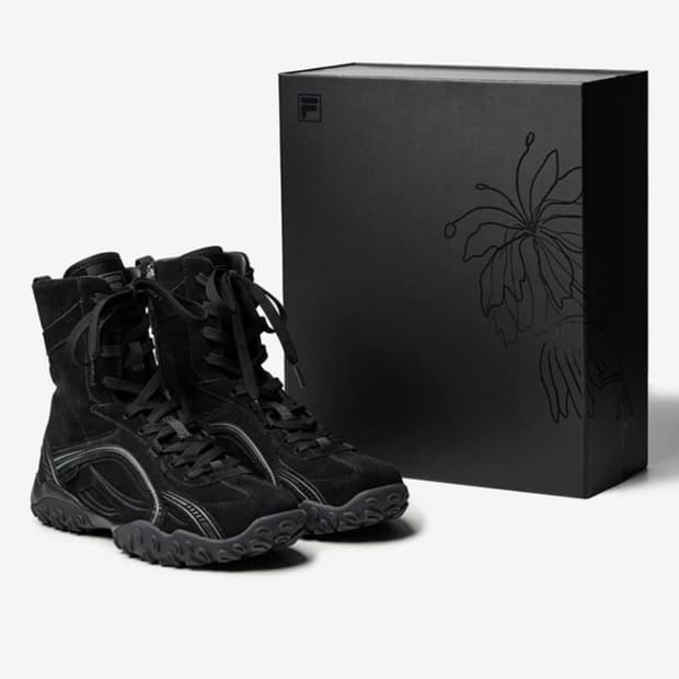 휠라 한소희 콜라보 에샤페블랙 260