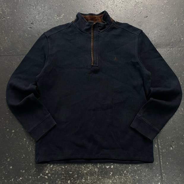 105 빈폴 반집업 패치 니트