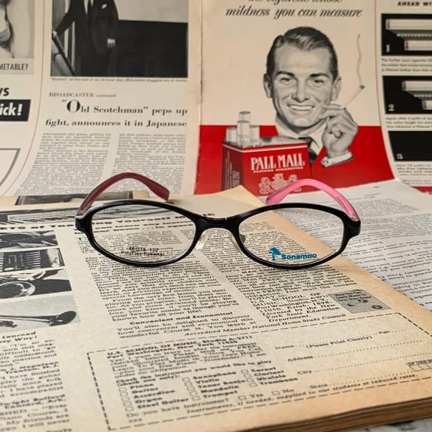 894 블랙 데드스탁 빈티지안경 뿔테 경량 클래식 픽키