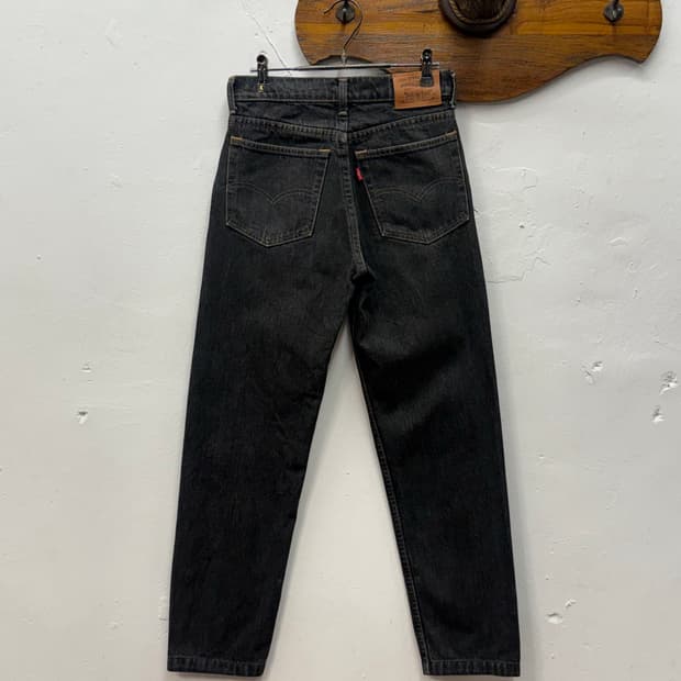 90s Japan Levi's 626 Black Denim Pants