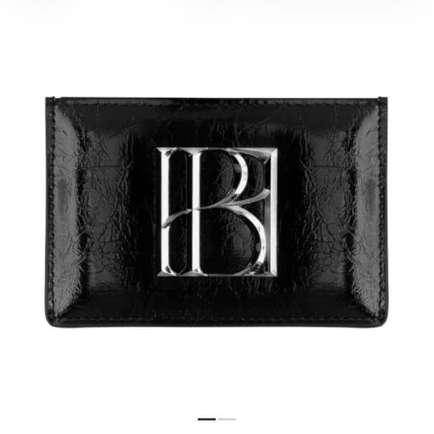 보헤미안 서울 패딩 카드 월렛 블랙