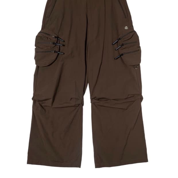 Suu circle pocket pants brown