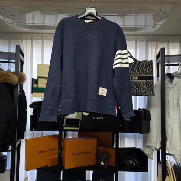 {클로젯}[4]톰브라운 사선완장 맨투맨