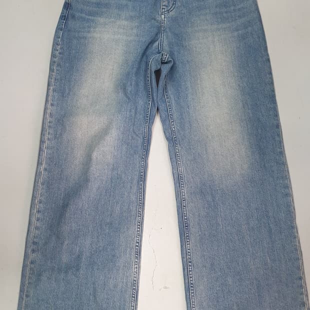 벨리에 중청 와이드 데님 팬츠 W32 L32