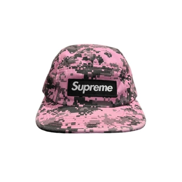 슈프림 디지털 핑크카모 캠프캡