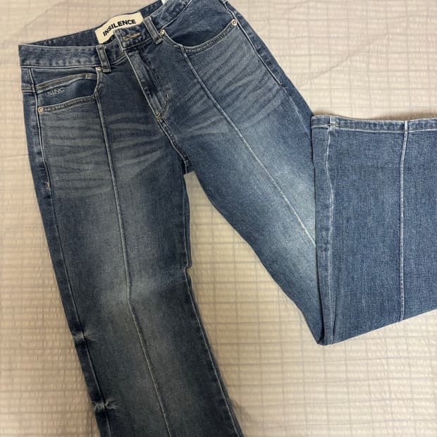 인사일런스 부츠컷 워싱진