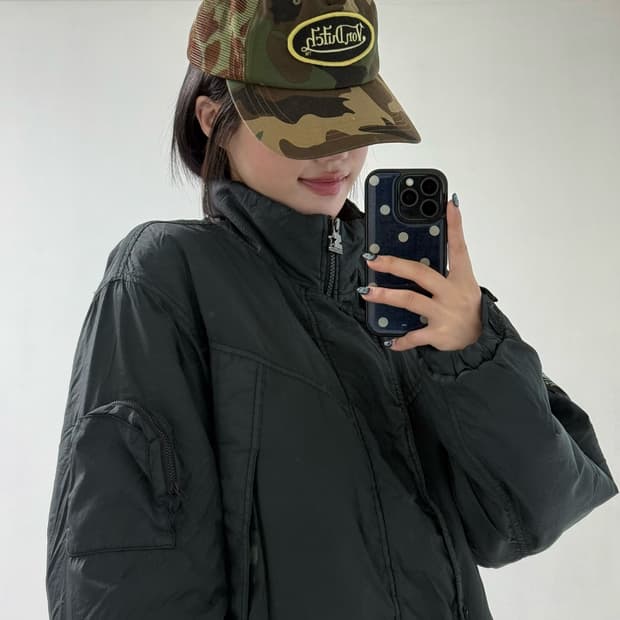 본더치 카모 메쉬 캡