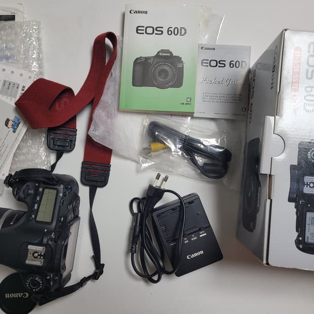 캐논 EOS 60D DSLR 카메라 풀세트(7300컷) 디카