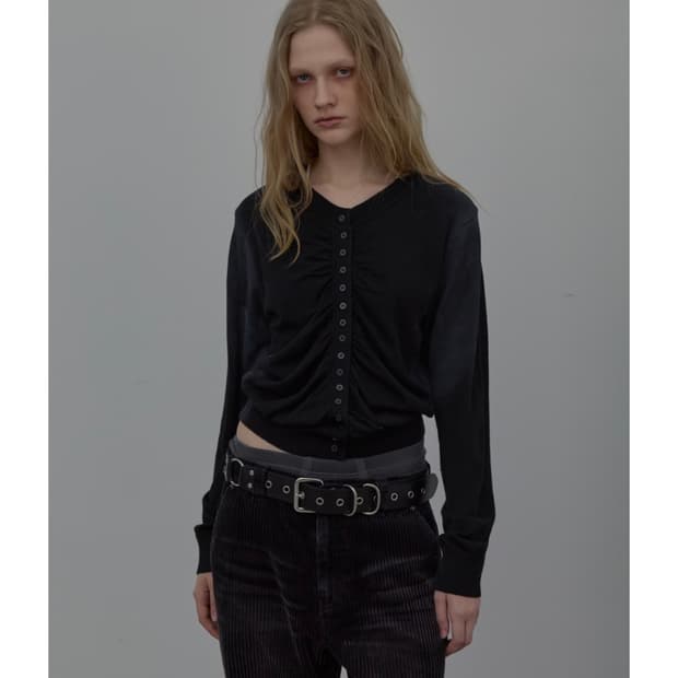 Lcdc 스프레이 워싱 셔링 가디건 M사이즈