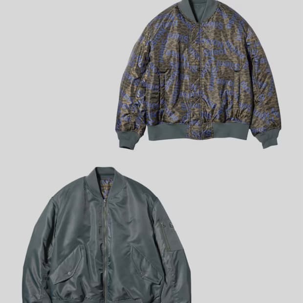 [새상품] 25 신상 GU 언더커버 UG 리버시블 Ma-1 봄버 자켓