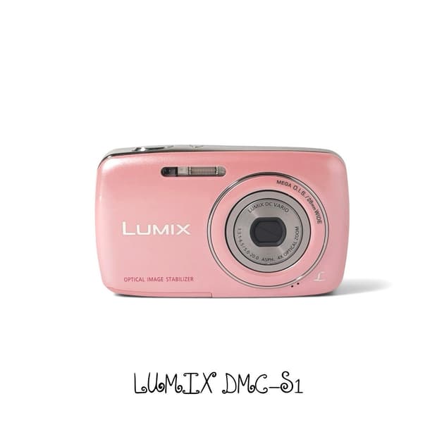 [희귀] 츄카메라 Lumix dmc-s1 딸기우유 (작례O)