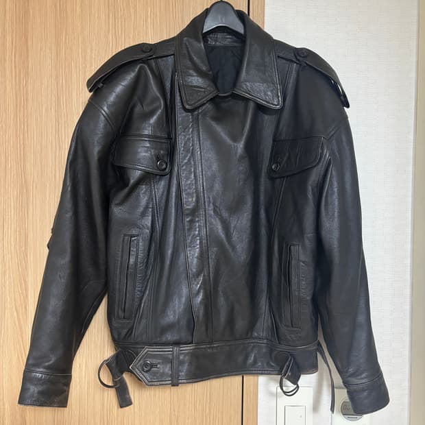 착샷O) 90's 소가죽 레더 자켓 Leather Jacket