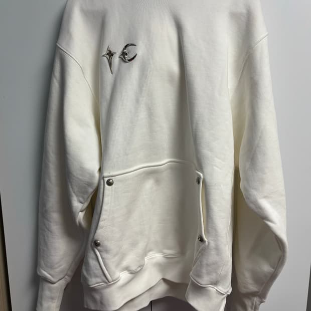 떠그클럽 후드티 화이트