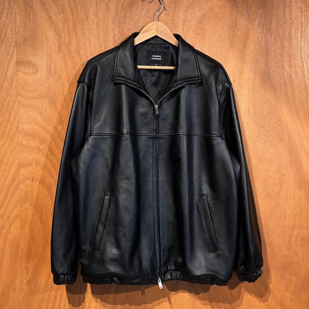 무신사스탠다드 램스킨 블루종 자켓 XL 트랙자켓 양가죽