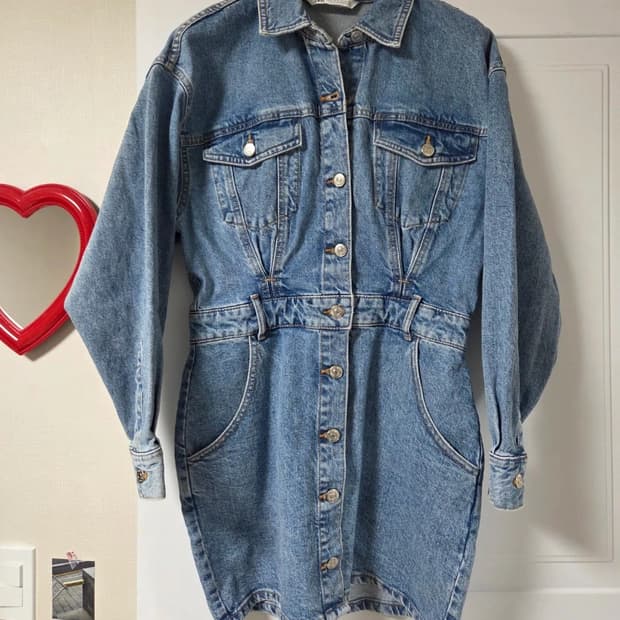 자라 데님 원피스 