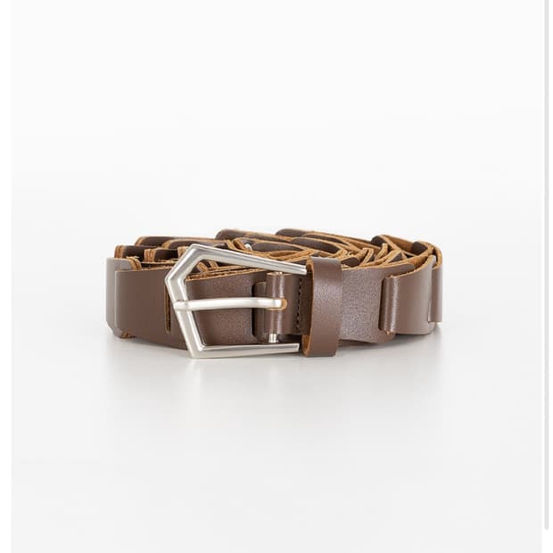 Aieul P link belt 아이엘 벨트 브라운