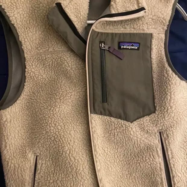 파타고니아 플리스 조끼 베스트 m