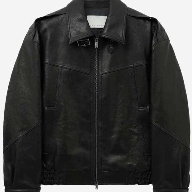 언지미크 슈렁큰 레더자켓