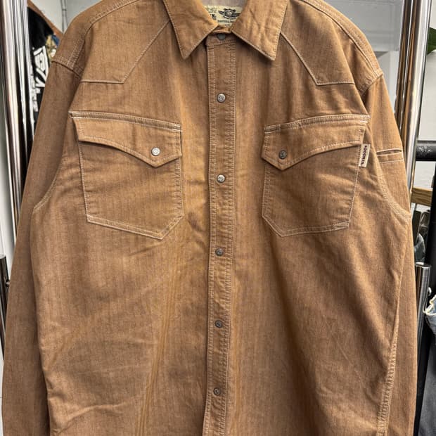 japanese vintage Dogman 워크 셔츠