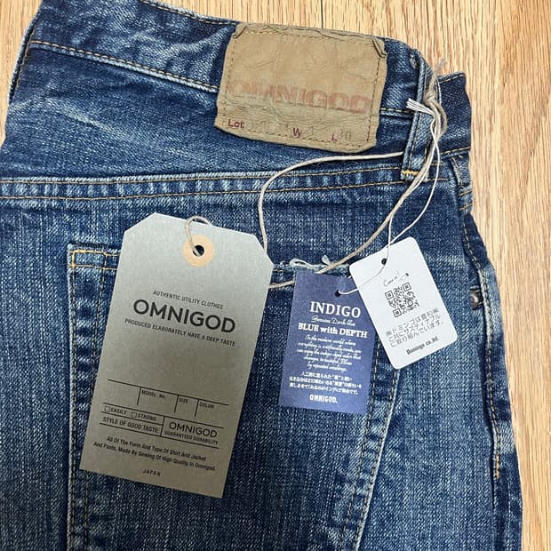 [Omnigod]5P Standard Jeans Used Wash(30)