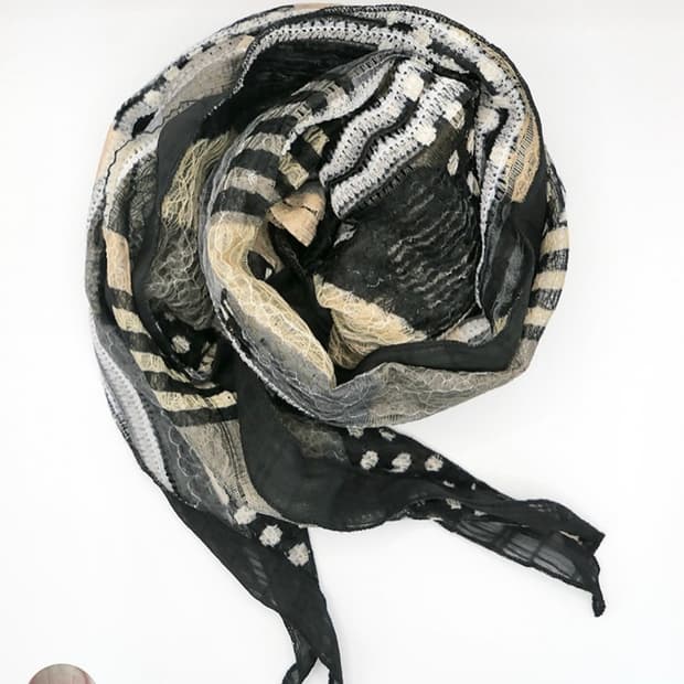 코이세이오 스카프 블랙+노트