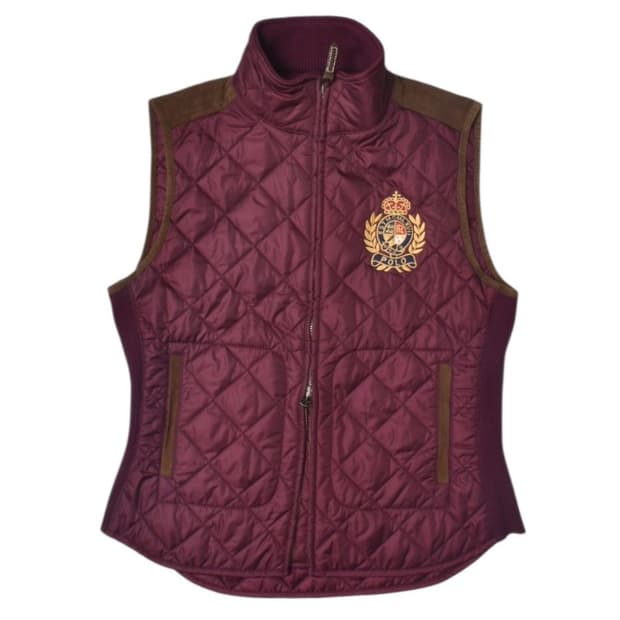 폴로 랄프포렌 와펜 퀼팅 베스트 조끼 M