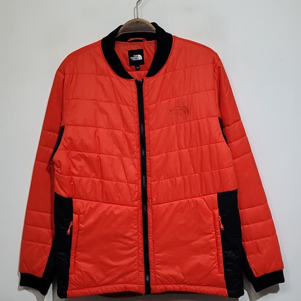 (100) 노스페이스 경량패딩 점퍼 배색 아웃도어 자켓 